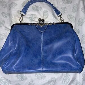 Elegant Blue Handbag